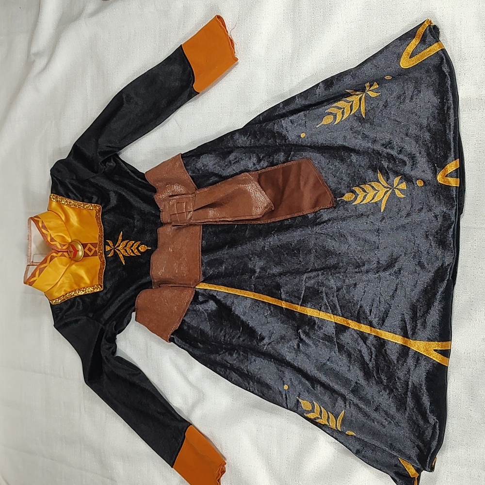 Disney Frozen Anna Dress Up Play Costume Children Size Small 4-6